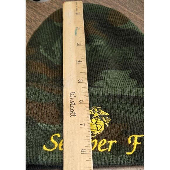 Semper Fi Marine Corp Motto Beanie Jarhead Cover Military Pride - Picture 5 of 6